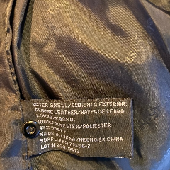 Genuine black leather jacket small - Picture 4 of 4